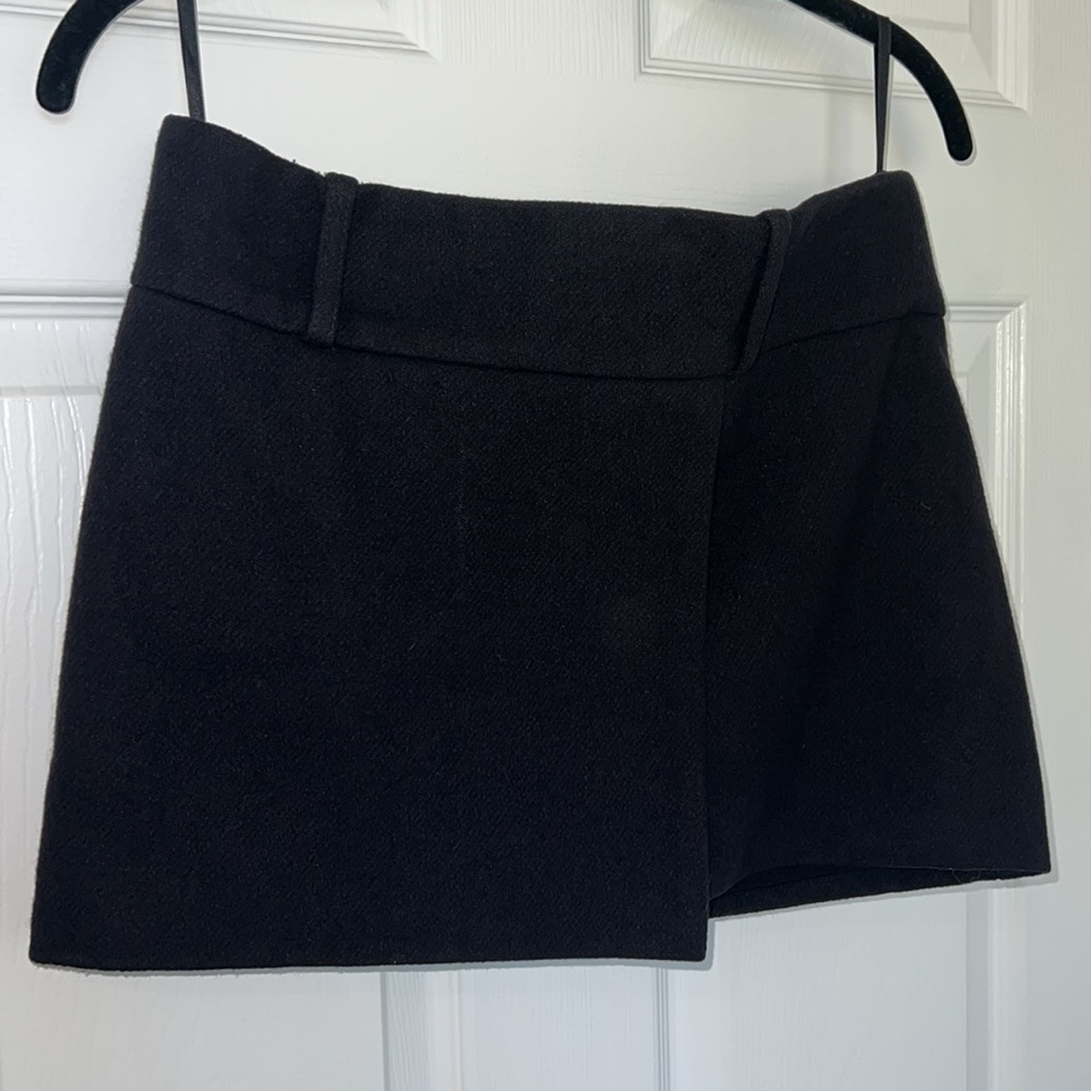 Acne Studios Wool Black Mini Skirt